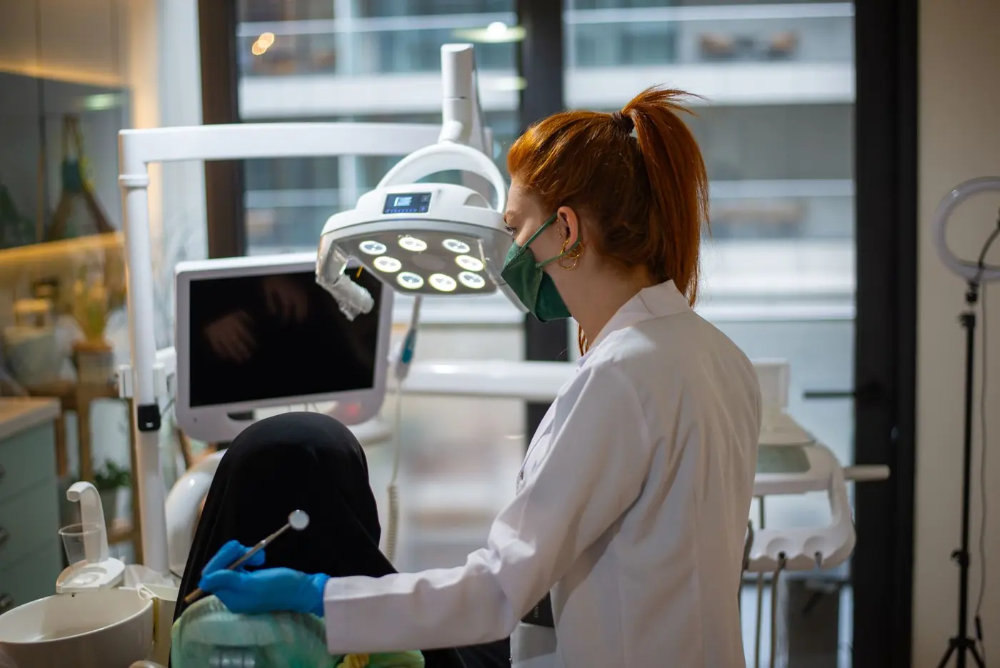 A calm, modern dental treatment room